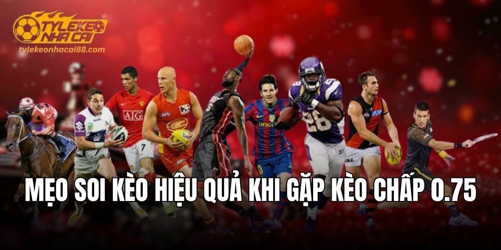 Mẹo soi kèo hiệu quả khi gặp kèo chấp 0.75